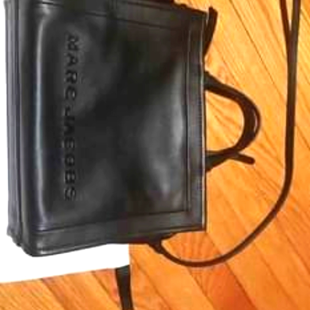 Marc Jacob's Black Leather Box Bag